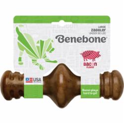 Benebone Dog Chews Zaggler Bacon - Large  