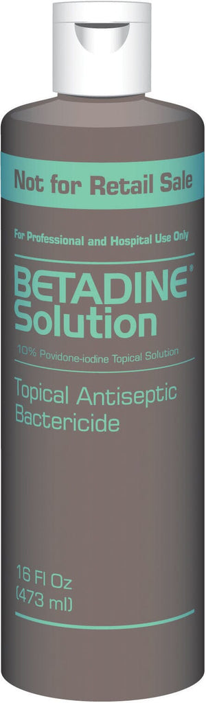 Betadine Solution Veterinary Supplies Clean Sanitize & Misc - 16 Oz