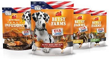 Betsy Farms Betsy Farms USA Natural Dog Jerky Treats - Duck - 12 Oz  