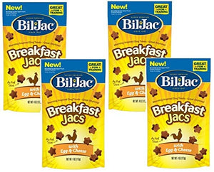 Bil-Jac Breakfast Jacs Dog Treats Soft and Chewy Dog Treats - Chicken and Cheese - 4 Oz...