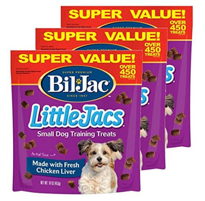 Bil-Jac Little Jacs Training Dog Treats Soft and Chewy Dog Treats - Chicken Liver - 16 ...