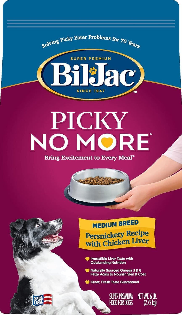 Bil-Jac Picky No More Medium Breed Dry Dog Food - Chicken - 6 Lbs