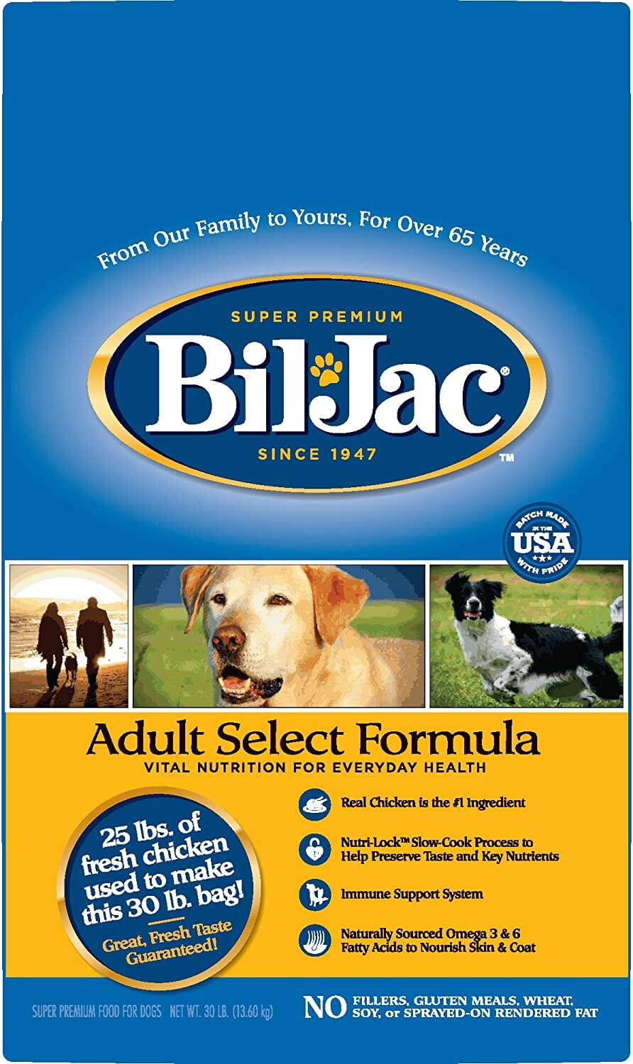 Bil-Jac Select Adult Dry Dog Food - Chicken - 30 Lbs  