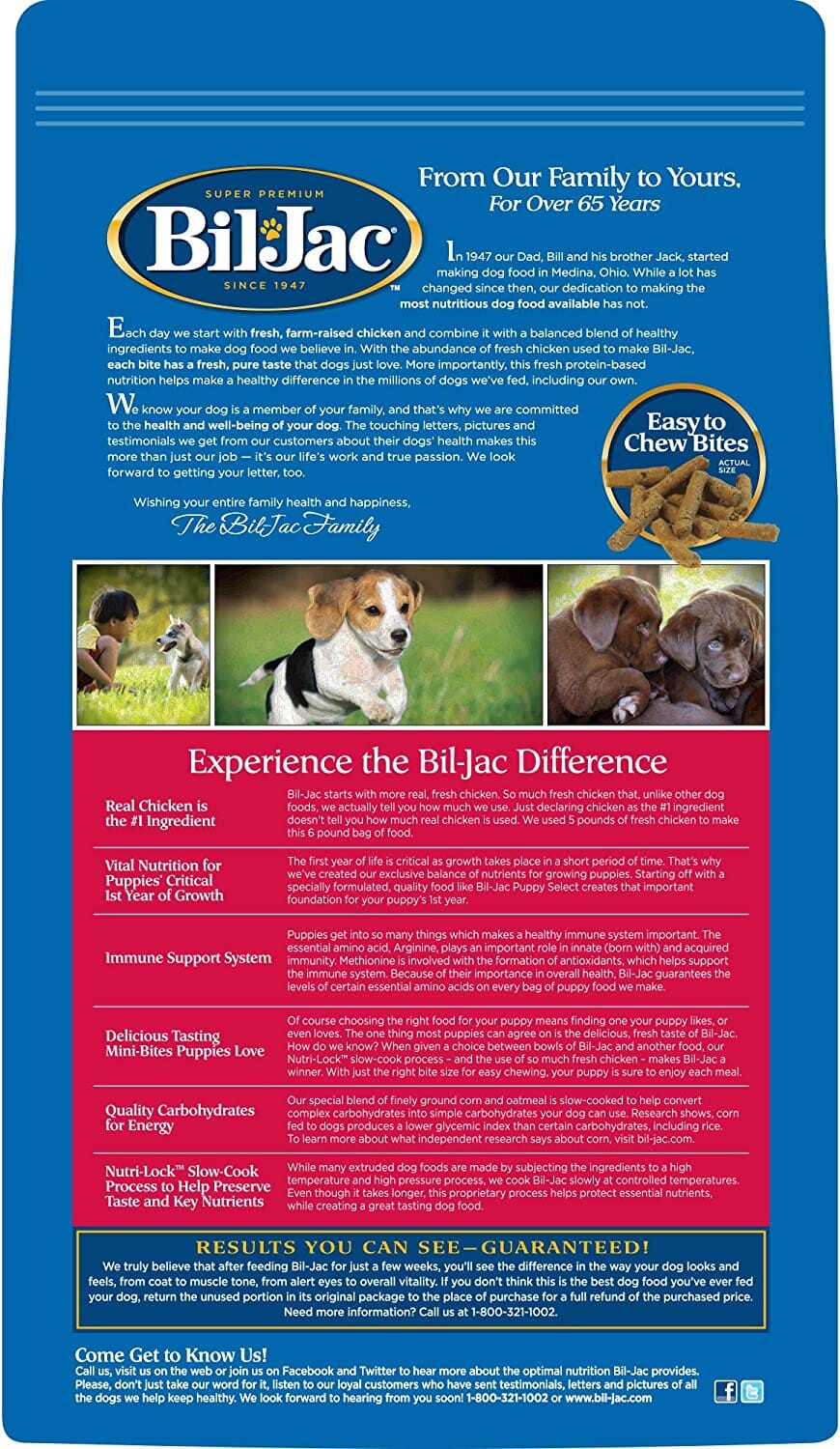 Bil jac senior select dog outlet food