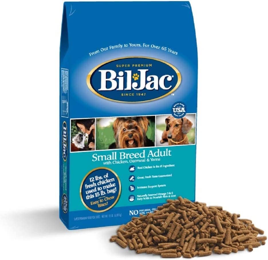 Bil-Jac Small Breed Adult Dry Dog Food - Chicken - 15 Lbs  