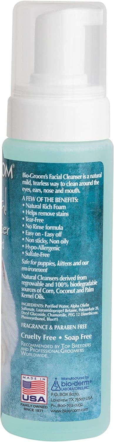 Bio-Groom Facial Foam Cleanser - 8 Oz  