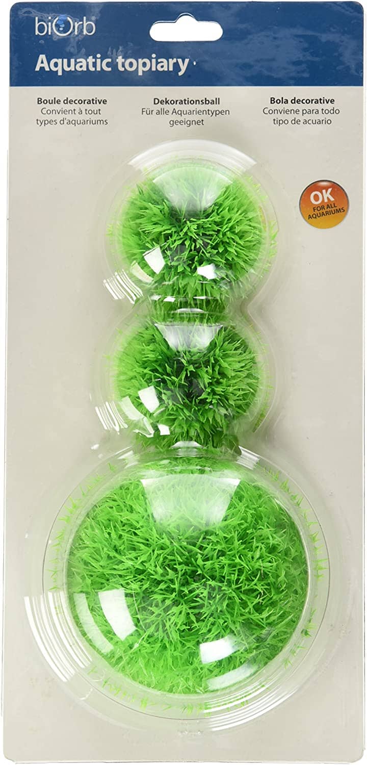 biOrb Aquatic Caulerpa Plastic Aquarium Plant - Green - 3 Pack  