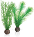 biOrb Feather Fern Set Plastic Aquarium Plant - Green - Small - 2 Pack  