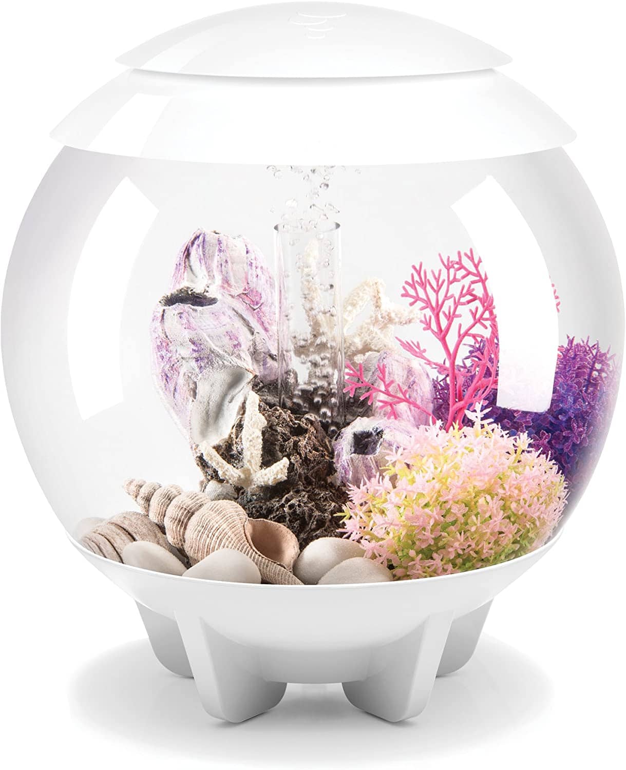 biOrb Halo 15 MCR Aquarium Aquatics Starter Kits - White - 4 Gal  