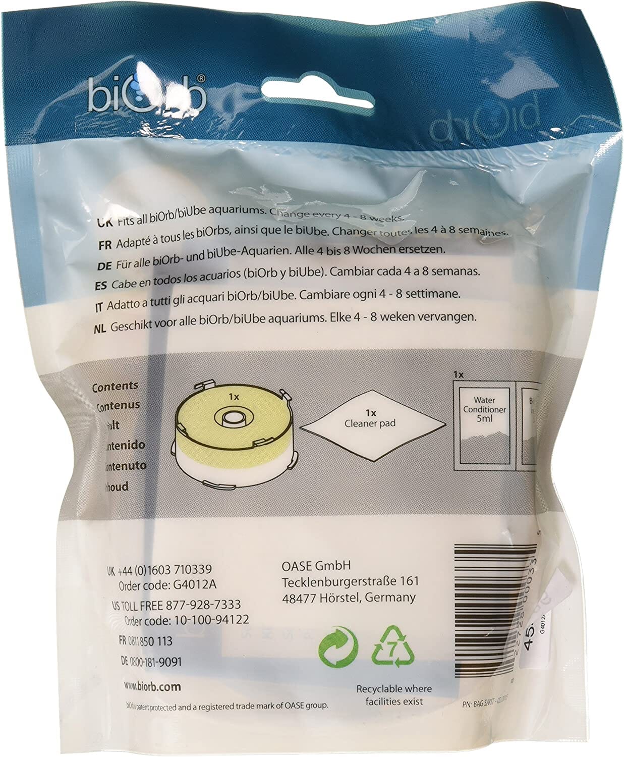 biOrb Service Kit Aquatics Cleaning Supplies - White  