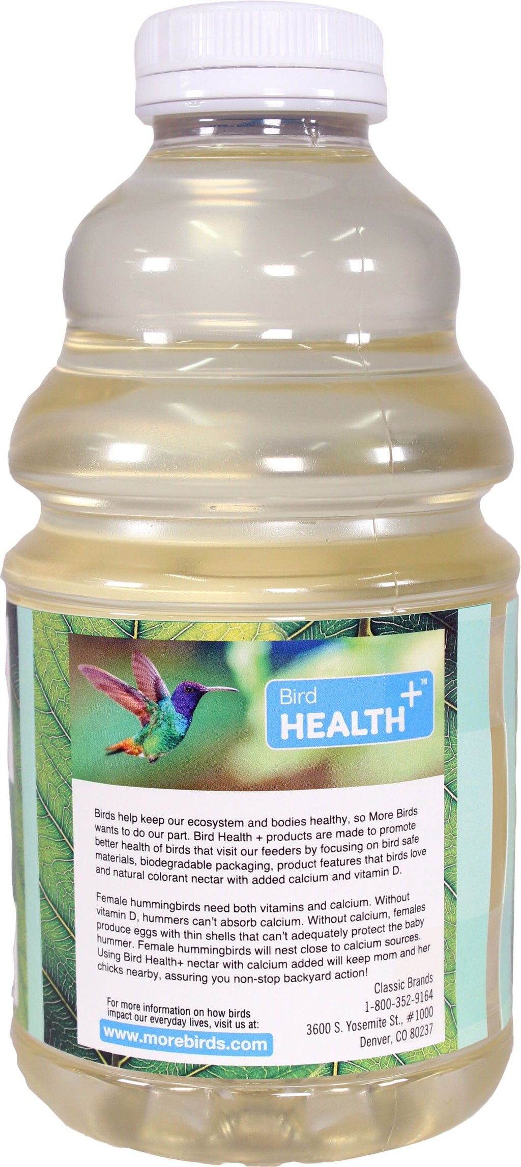 Bird Health + Hummingbird Nectar Concentrate Wild Bird Food - Clear - 32 Oz  