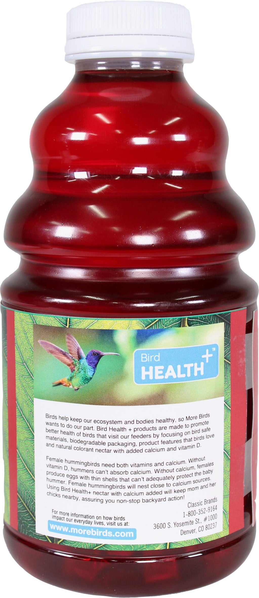 Bird Health + Hummingbird Nectar Concentrate Wild Bird Food - Red - 32 Oz  