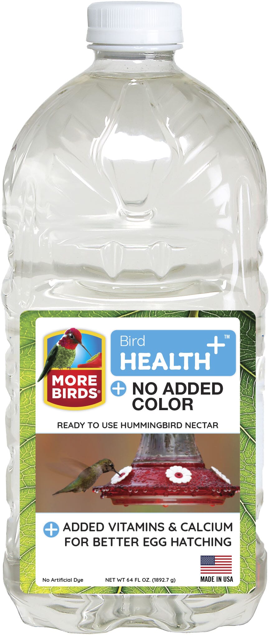 Bird Health + Hummingbird Nectar Rtu Wild Bird Food - Clear - 64 Oz  