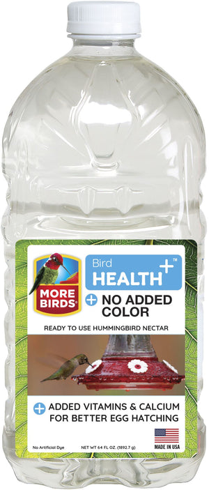 Bird Health + Hummingbird Nectar Rtu Wild Bird Food - Clear - 64 Oz