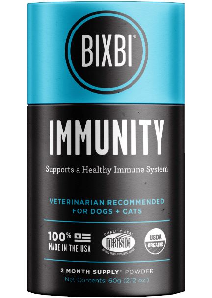 Bixbi Organic Pet Superfood IMMUNITY Premium Supplement For Dogs and Cats  