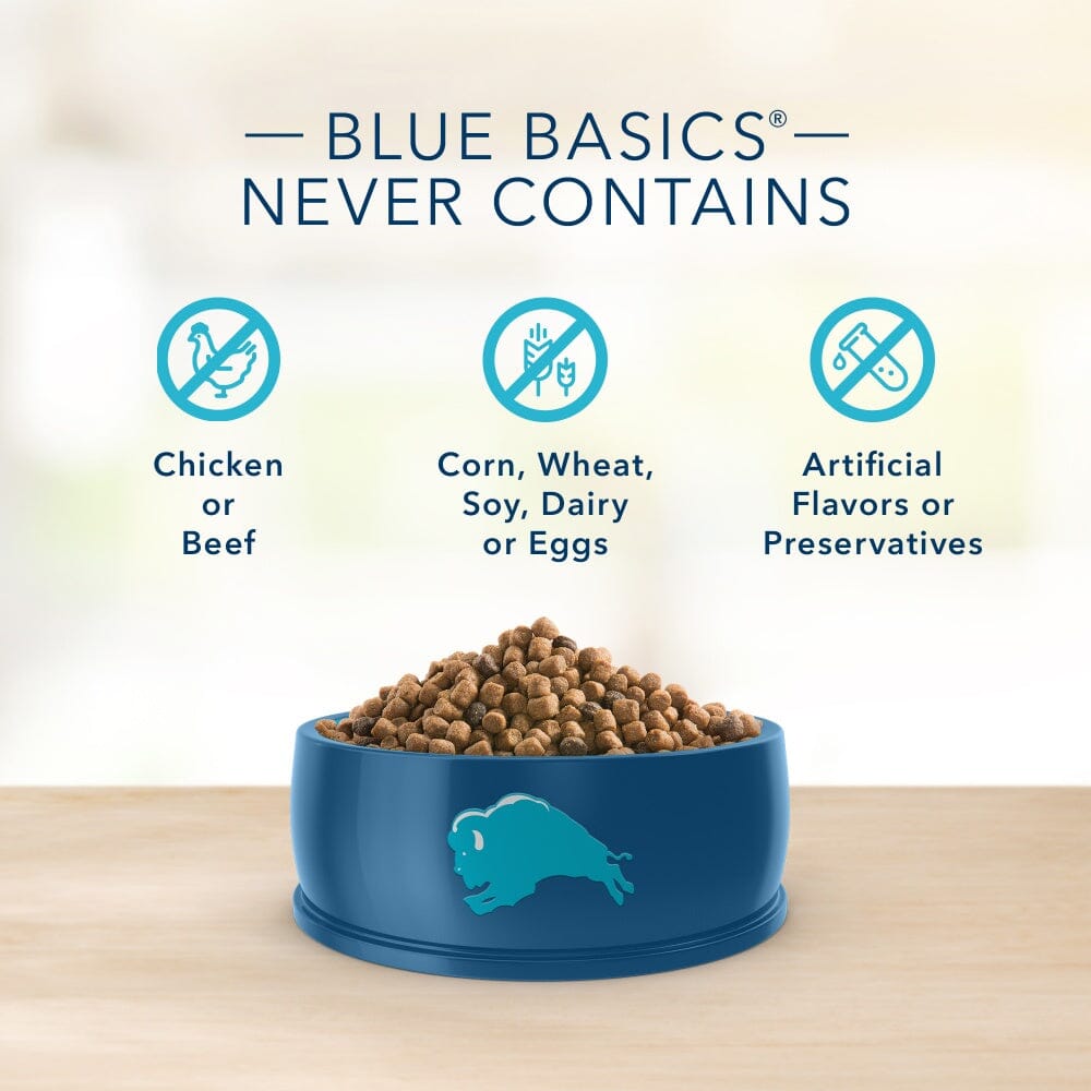 Blue Buffalo Basics Grain Free Adult Indoor Fish & Potato Recipe Dry Cat Food  