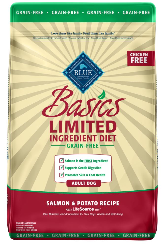 Blue Buffalo Basics Grain Free Adult Salmon & Potato Recipe Dry Dog Food  