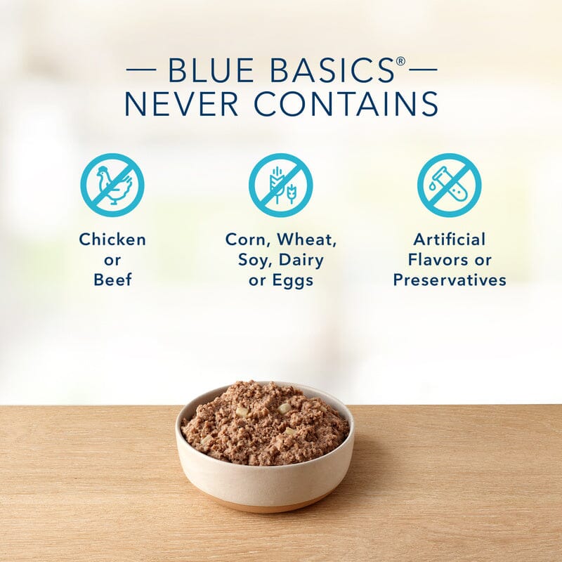 Blue Buffalo Basics Limited Ingredient Diet Grain Free Adult Duck & Potato Canned Dog Food  