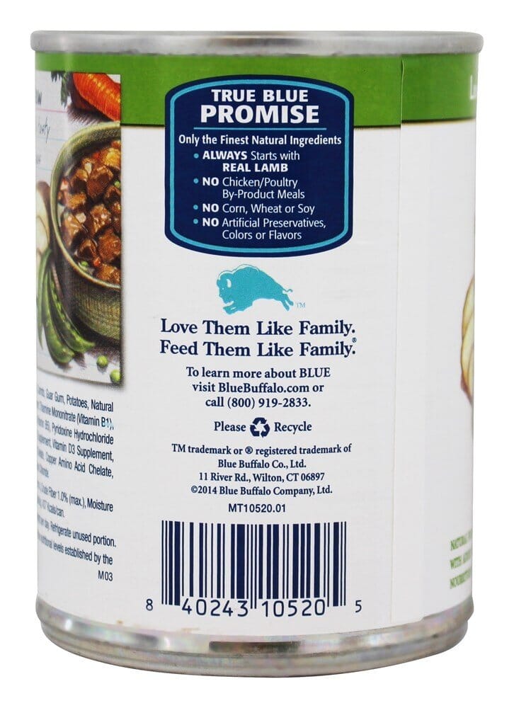Blue Buffalo Blue's Stew Lamb Stew Canned Dog Food - 12.5 Oz - Case of 12  