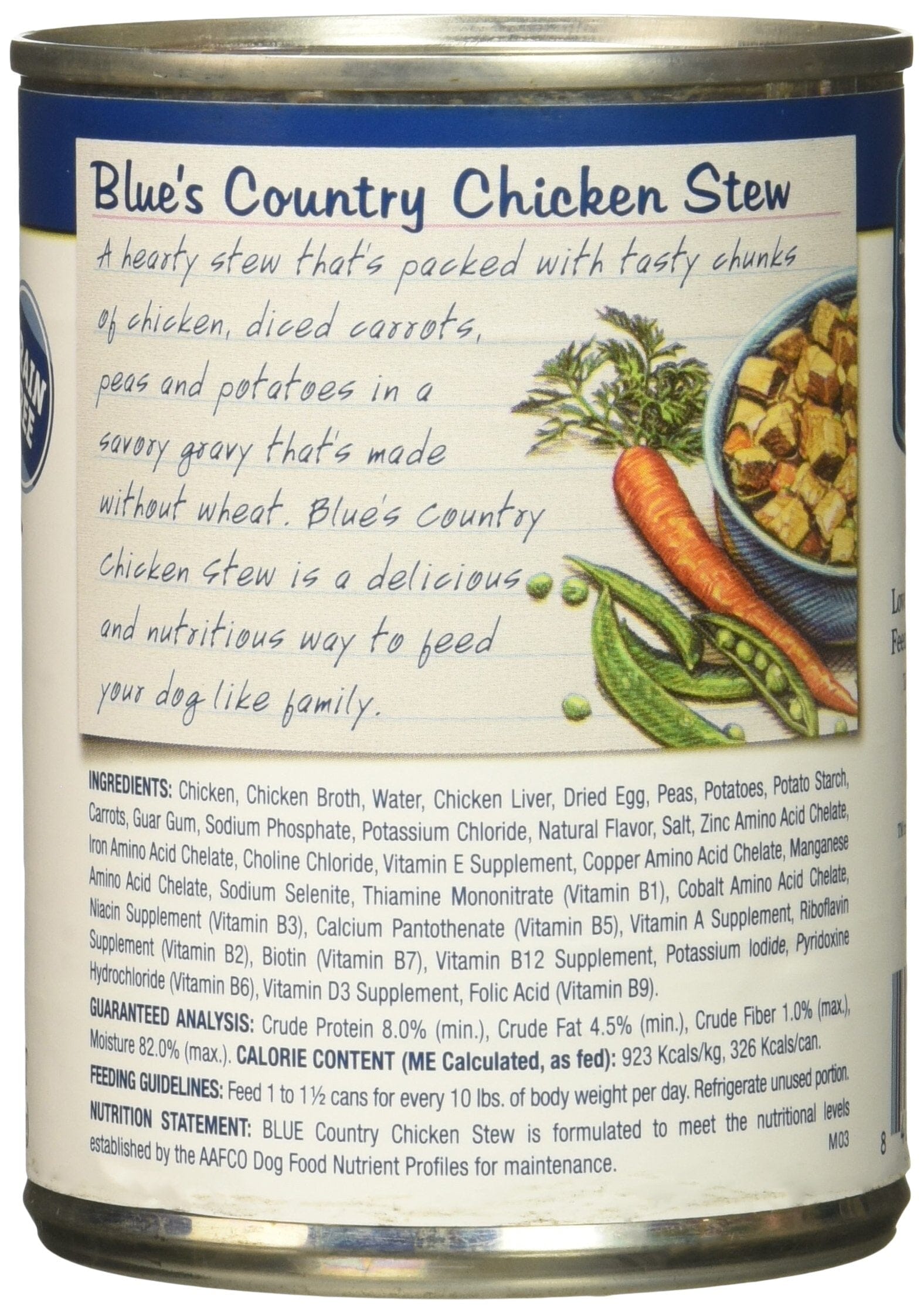 Blue Buffalo Blue's Stew Natural Adult Chicken Stew Canned Dog Food - 12.5 Oz - Case of 12  
