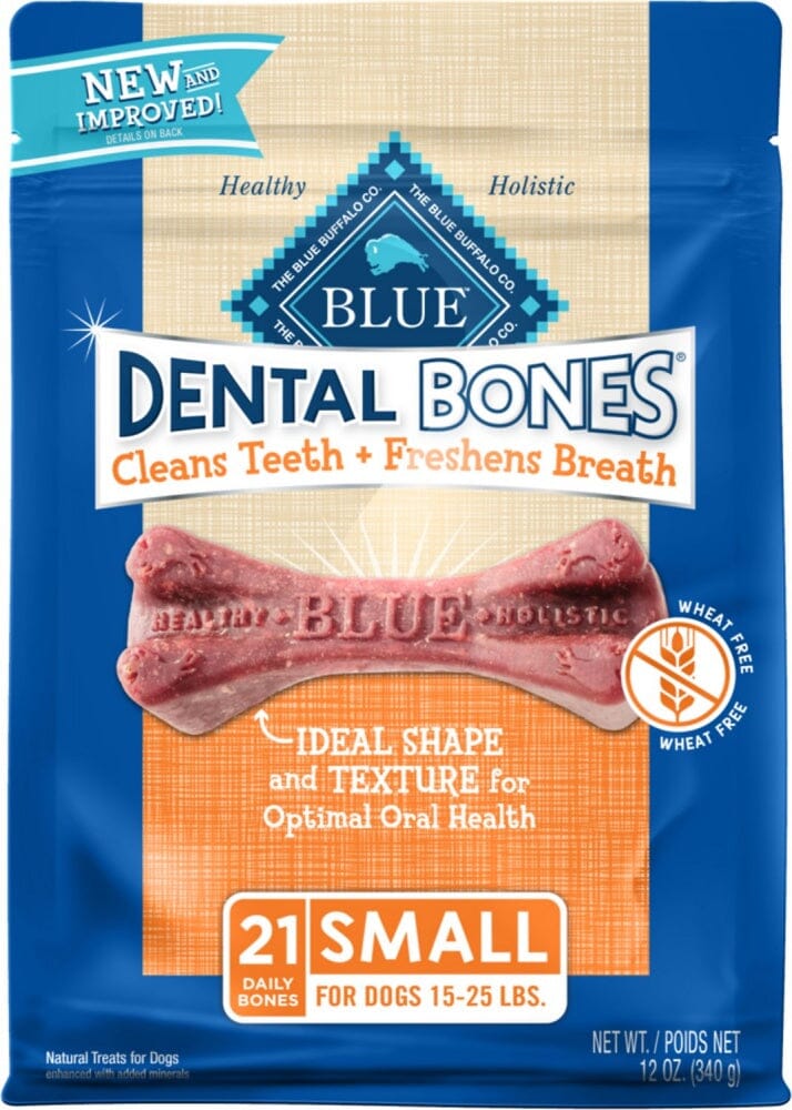 Blue Buffalo Dental Bones Small Dog Treats  