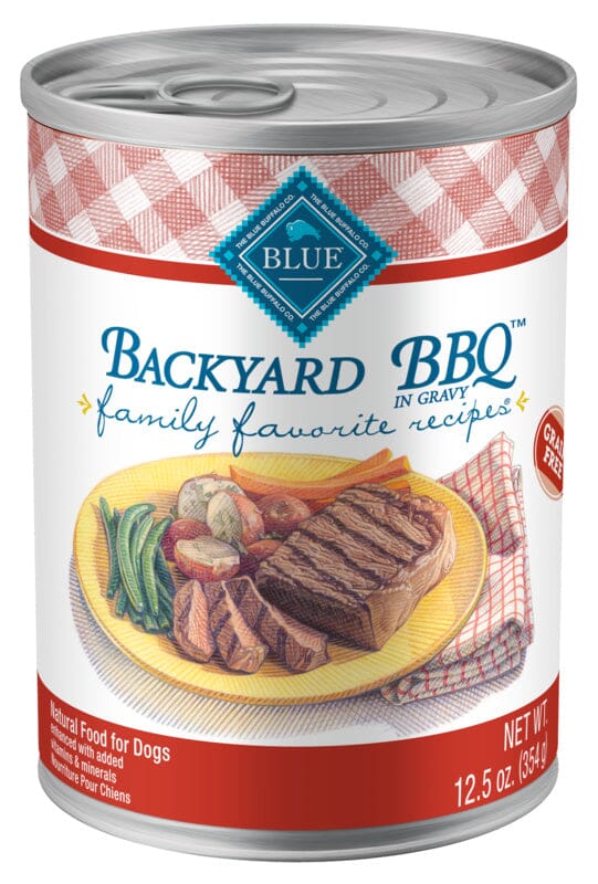 Blue Buffalo Family Favorites Backyard BBQ Canned Dog Food  