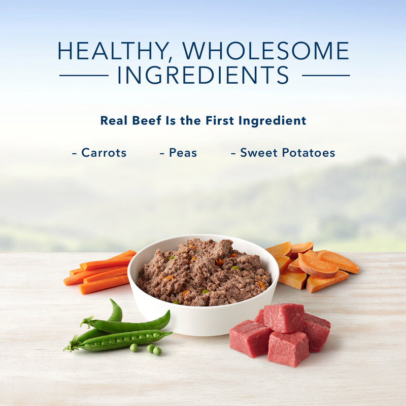 Blue Buffalo Homestyle Beef Dinner with Garden Vegetables & Sweet Potatoes Canned Dog Food  