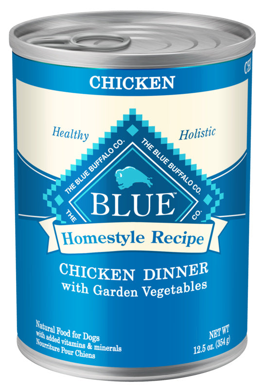 Blue Buffalo Homestyle Recipe Chicken Dinner with Garden Vegetables & Brown Rice Canned...