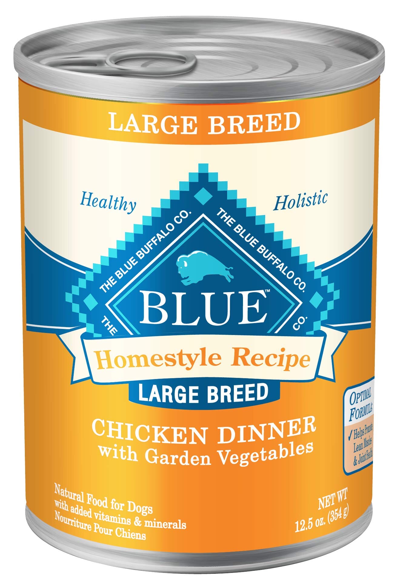 Blue Buffalo Homestyle Recipe Chicken Large-Breed Canned Dog Food - 12.5 Oz - Case of 12  