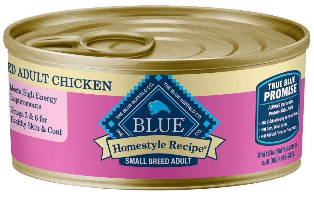 Blue Buffalo Homestyle Recipe Small Breed Chicken Dinner with Garden Vegetables & Brown Rice Canned Dog Food  