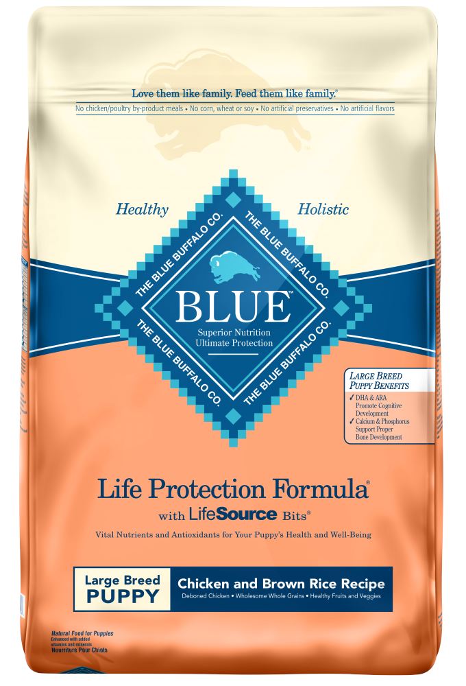 Blue Buffalo Life Protection Natural Chicken & Brown Rice Recipe Large Breed Puppy Dry Dog Food  