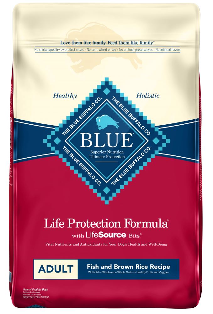 Blue Buffalo Life Protection Natural Fish & Brown Rice Recipe Adult Dry Dog Food  