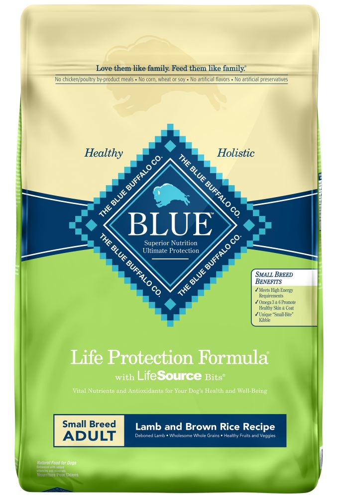 Blue Buffalo Life Protection Natural Lamb & Brown Rice Recipe Small Breed Adult Dry Dog Food  