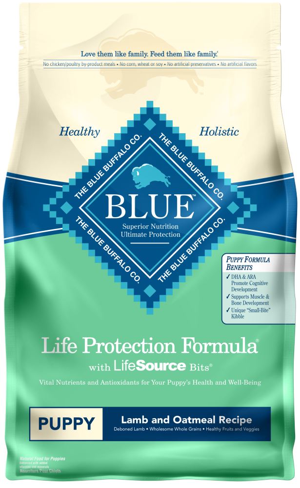 Blue Buffalo Life Protection Natural Lamb & Oatmeal Recipe Puppy Dry Dog Food  
