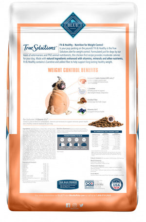 Blue Buffalo True Solutions Fit And Healthy Weight Control Chicken