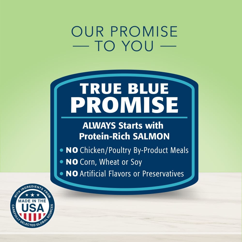 Blue Buffalo True Solutions Perfect Coat Natural Skin & Coat Care Salmon Recipe Adult Dry Cat Food  