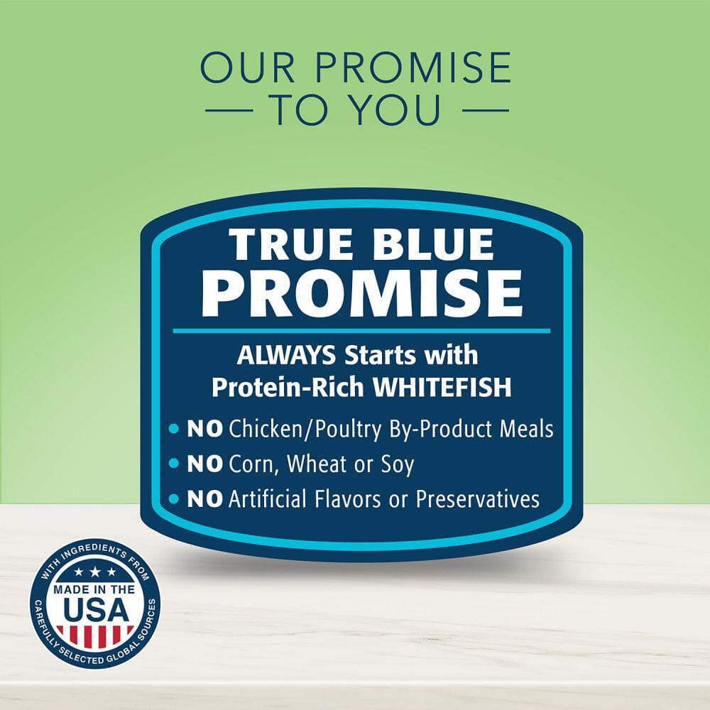 Blue Buffalo True Solutions Perfect Coat Natural Skin & Coat Care Whitefish Recipe Adult Wet Dog Food  