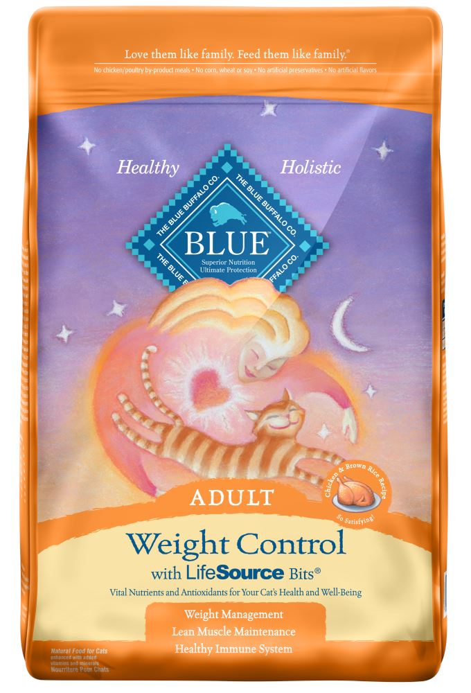 Blue Buffalo Weight Control Chicken & Brown Rice Recipe Adult Dry Cat Food  