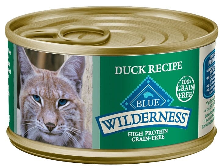 Blue Buffalo Wilderness Duck Recipe Canned Cat Food  