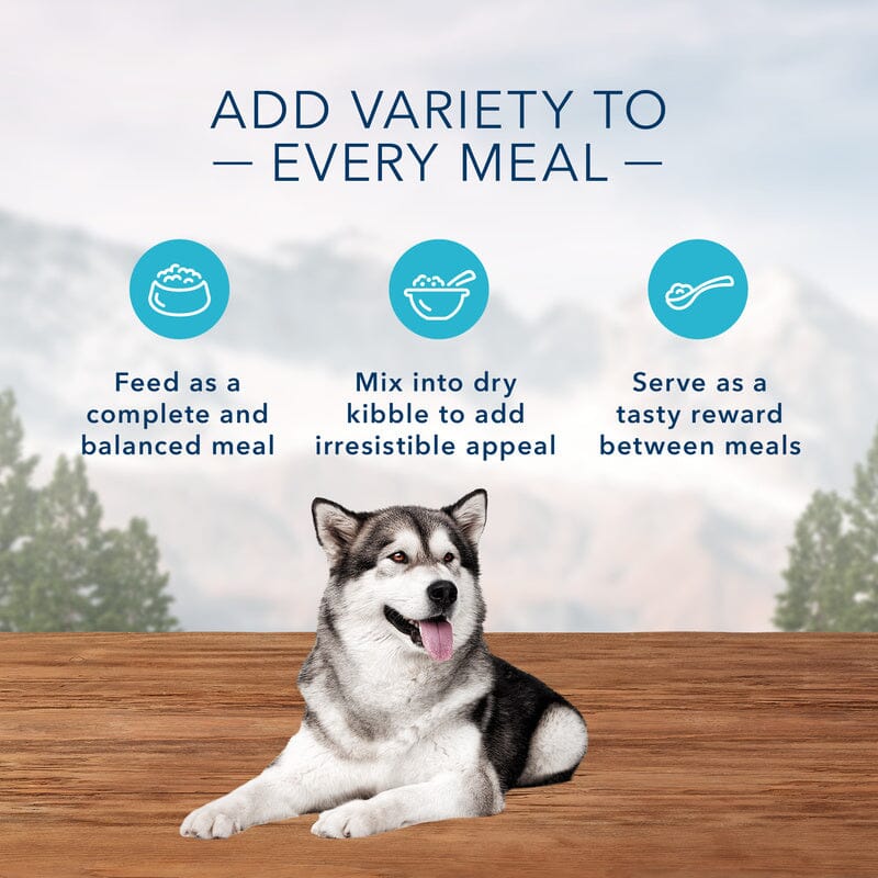 Blue Buffalo Wilderness Grain Free Denali Dinner with Salmon, Venison & Halibut Canned Dog Food  