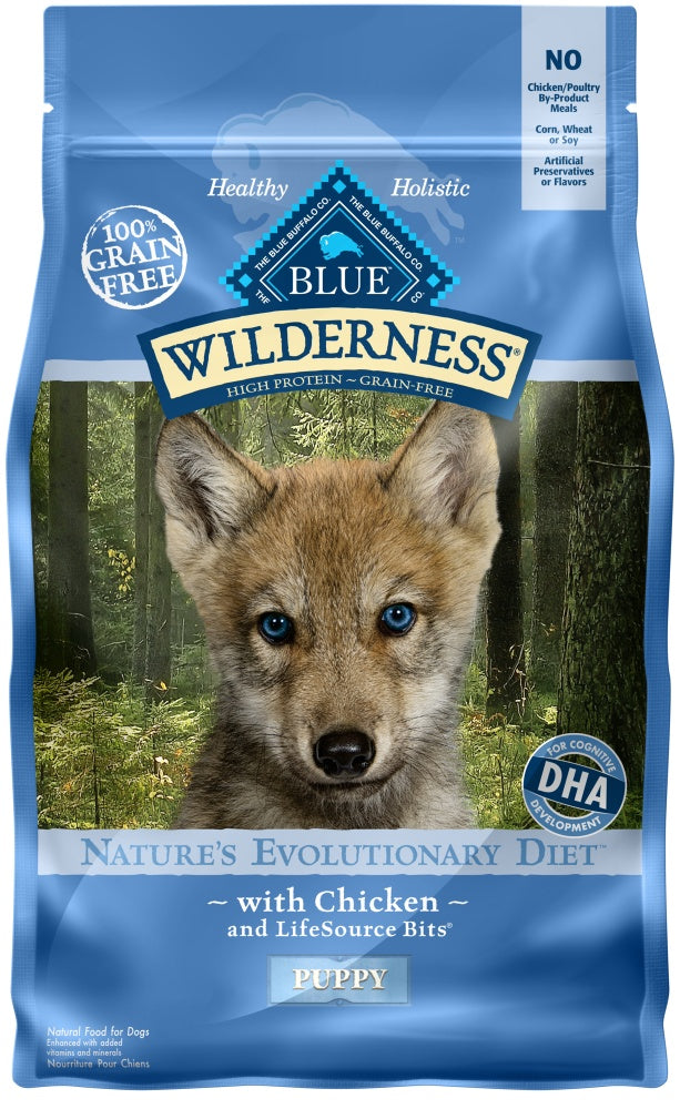 Blue Buffalo Wilderness Puppy Grain Free Chicken Dry Food  