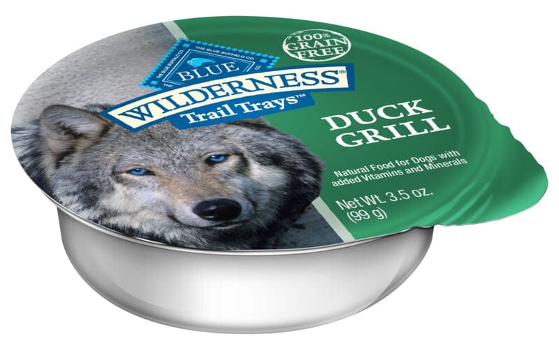 Blue Buffalo Wilderness Trail Trays Duck Grill Dog Food Cup  