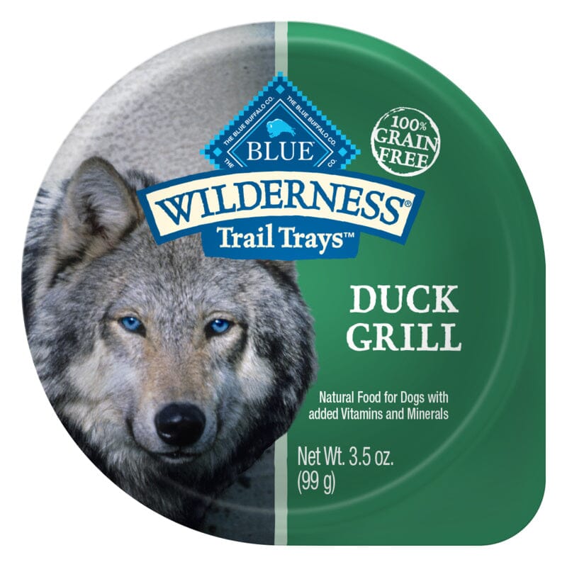 Blue Buffalo Wilderness Trail Trays Duck Grill Dog Food Cup  