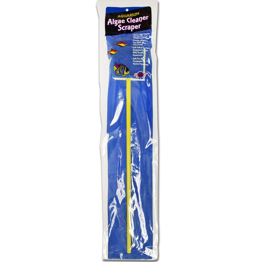 Blue Ribbon Aquarium Supplies Algae Cleaner Sponge Double Sided On A Stick Fish Tank Cleaner  