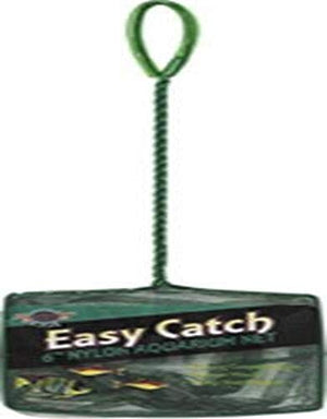Blue Ribbon Easy Catch Coarse Mesh Nylon Aquarium Net Green - 6 In
