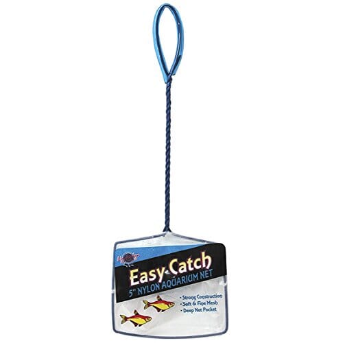 Blue Ribbon Easy Catch Fine Mesh Nylon Aquarium Net Blue - 5 In  