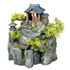 Blue Ribbon Exotic Environments Asian Cottage House W Bonsai Tank Accessory  