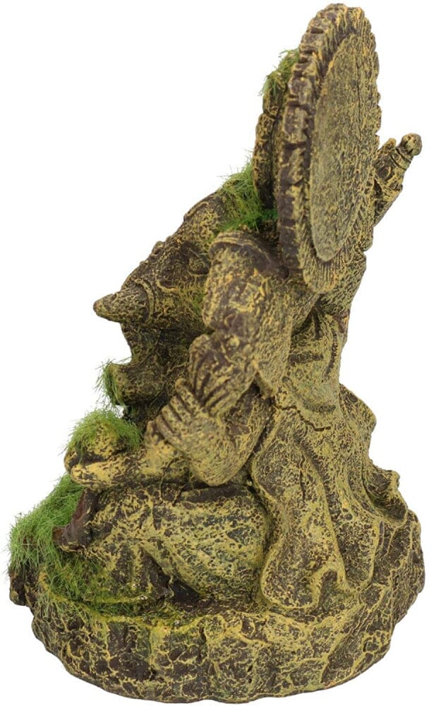 Blue Ribbon Exotic Environments Ganesha Statue With Moss Tank Accessory  