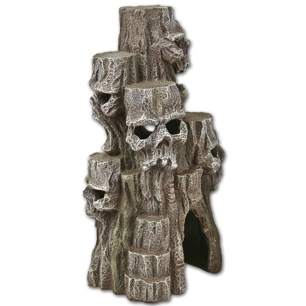 Blue Ribbon Exotic Environments Skull Mountain Grey Tank Accessory  