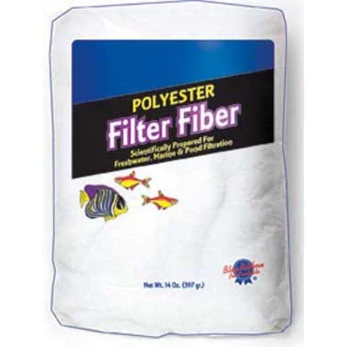 Blue Ribbon Polyester Filter Fiber Aquarium Filter Media Additives - 14 Oz  
